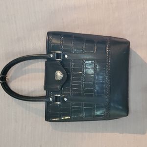 Handbag. Black and silver w accents